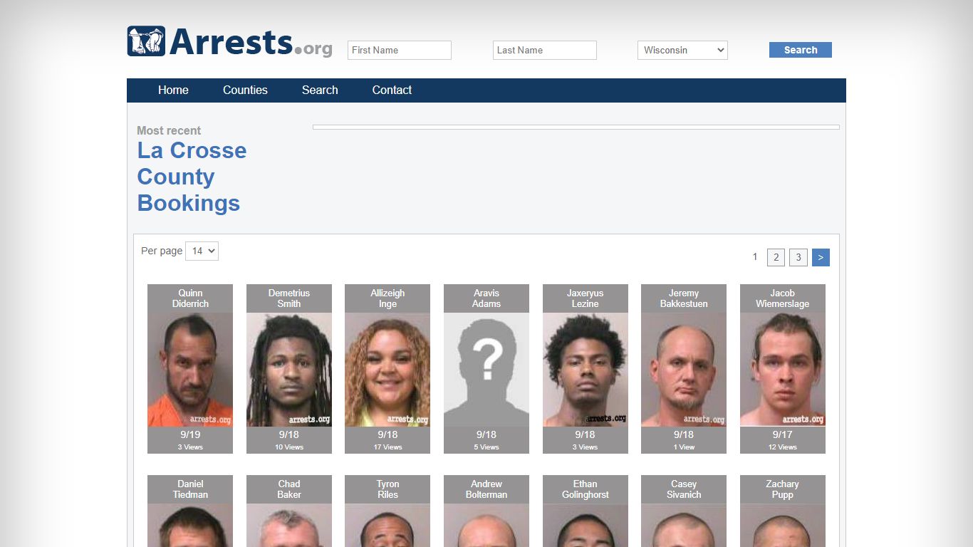 La Crosse County Arrests and Inmate Search